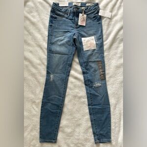 Blue Distressed Women's Jeans skinny 26